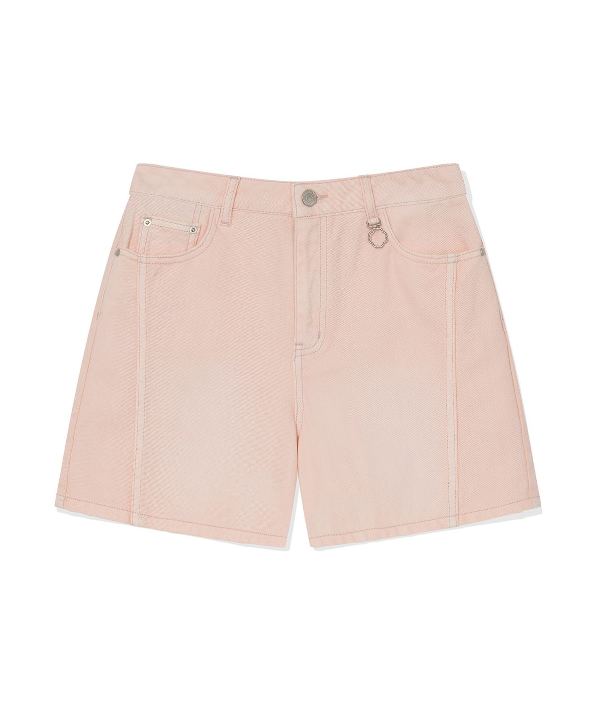 커버낫 우먼(COVERNAT WOMAN) 우먼 다잉 데님 쇼츠 Light Pink