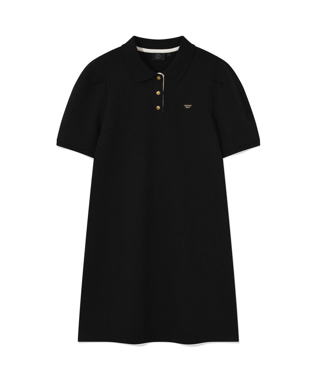 커버낫 우먼(COVERNAT WOMAN) 우먼 퍼프 카라 원피스 Black