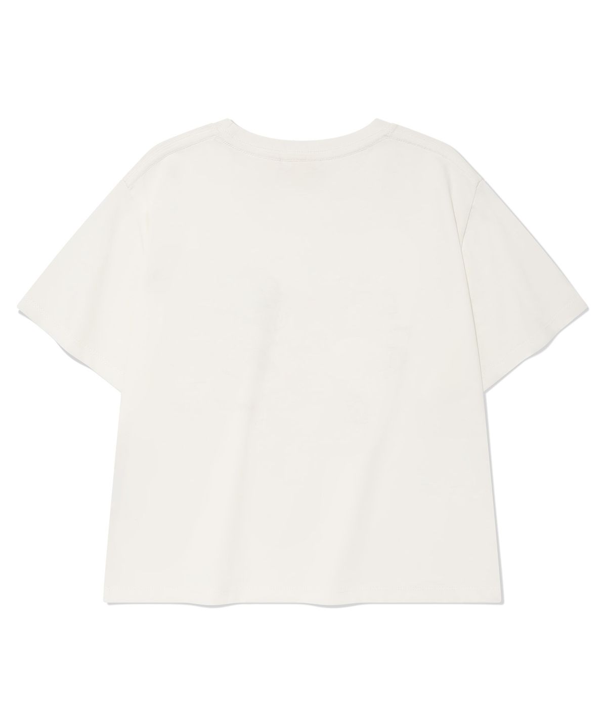 커버낫 우먼(COVERNAT WOMAN) 우먼 크롭 베이커리 티셔츠 White