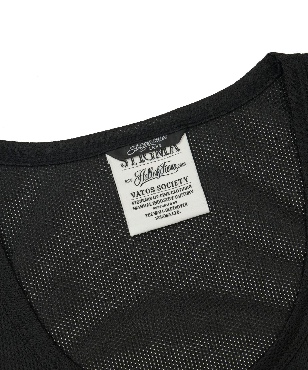 스티그마(STIGMA) Mesh Oversized Sleeveless Black