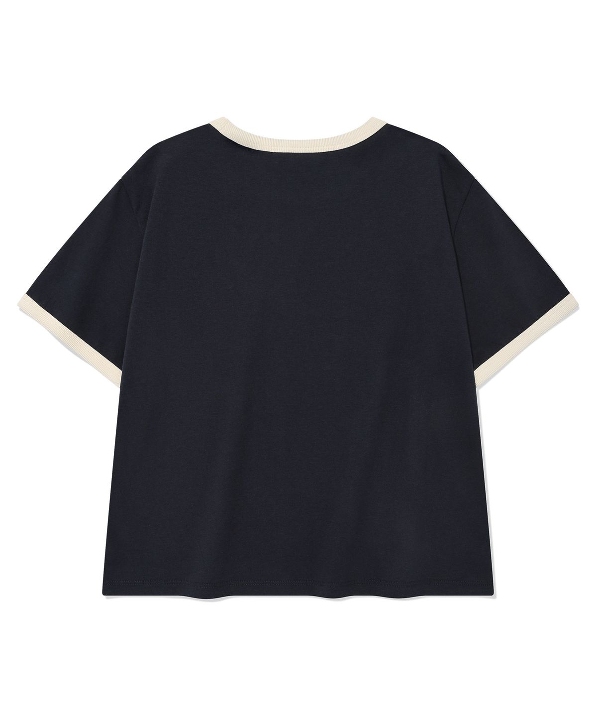 커버낫 우먼(COVERNAT WOMAN) 우먼 썸머 그래픽 링거 티셔츠 Navy