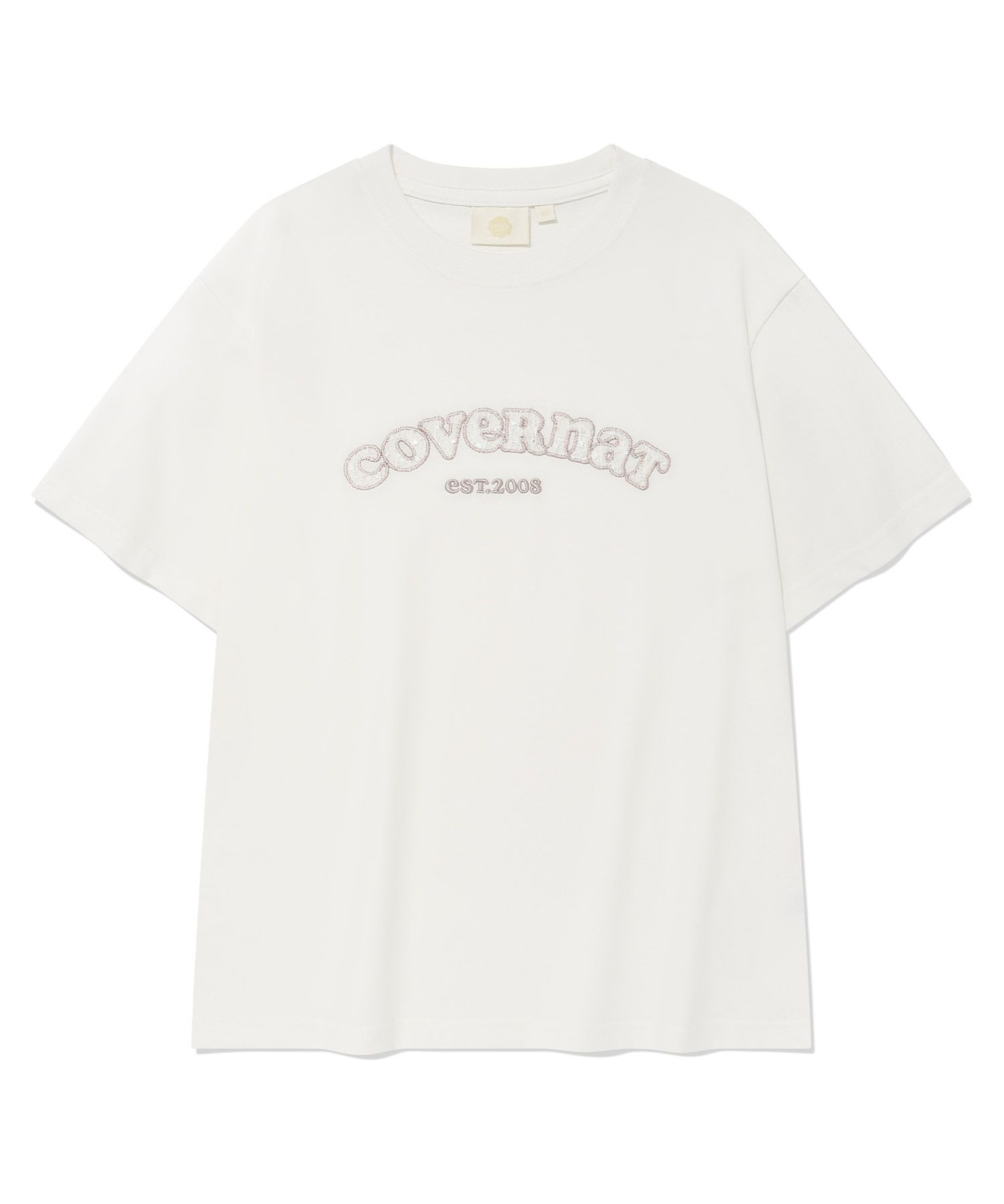 ★COVERNAT★ Small Arch Logo 2PACK T-Shirt White Covernat Unisex Arch C Logo Layer Tee Shirt White | Graphic