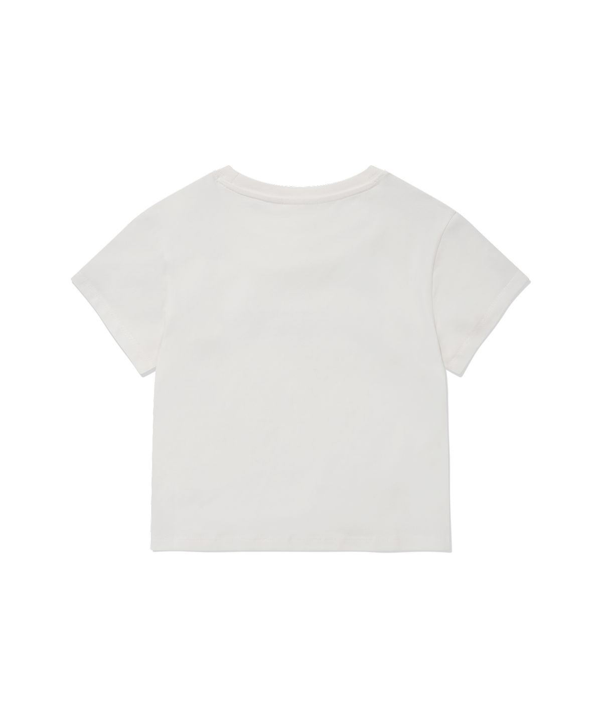 커버낫 우먼(COVERNAT WOMAN) 우먼 베이비핏 쿠퍼로고 티셔츠 White