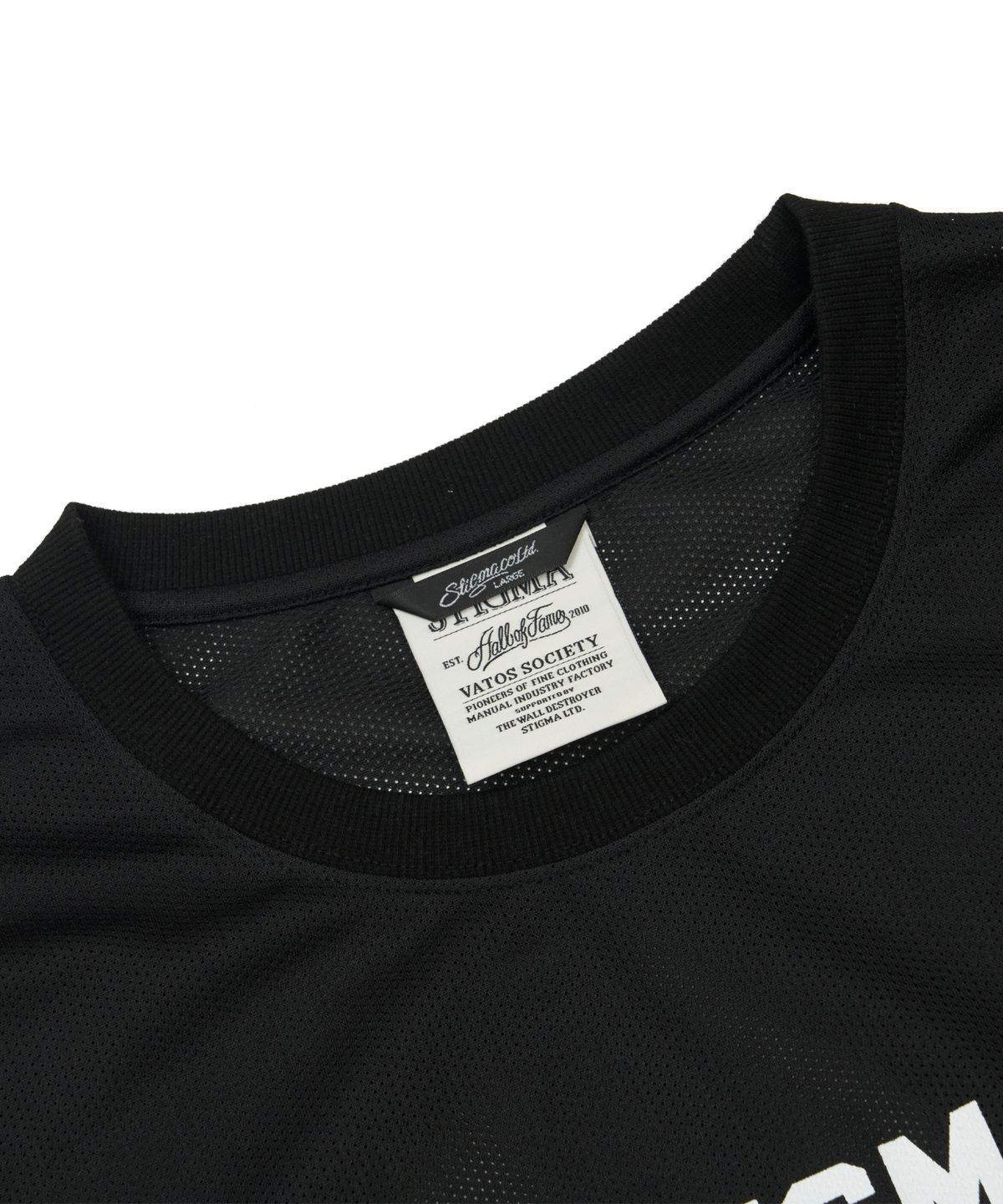 스티그마(STIGMA) Mesh Oversized Long Sleeves Black