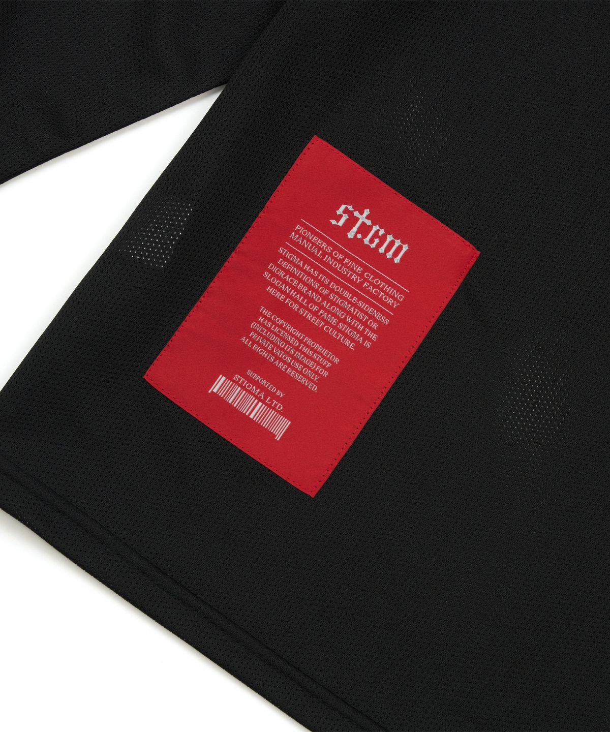 스티그마(STIGMA) Mesh Oversized Long Sleeves Black