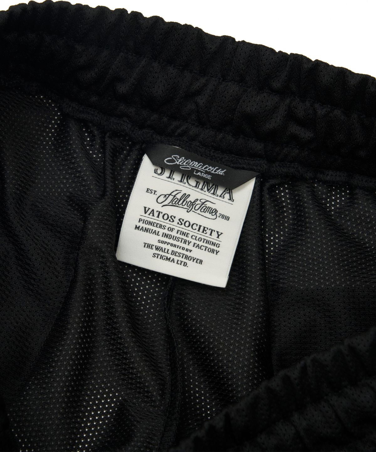스티그마(STIGMA) Mesh Wide Jogger Pants Black