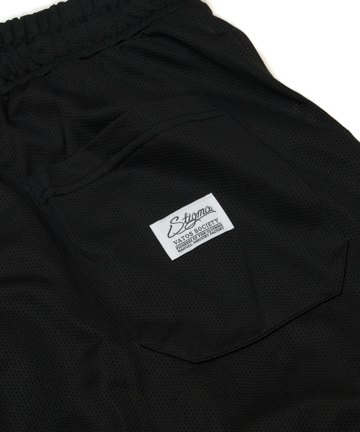 스티그마(STIGMA) Mesh Wide Jogger Pants Black