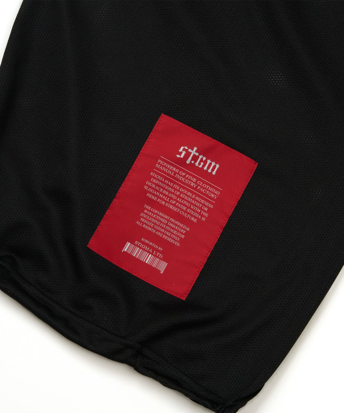 스티그마(STIGMA) Mesh Wide Jogger Pants Black