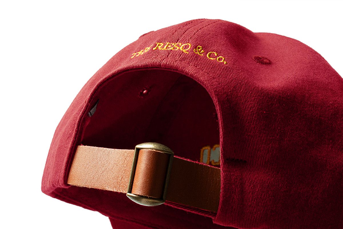 더 레스큐(THE RESQ) STANDARD BALL CAP [VINTAGE RED]