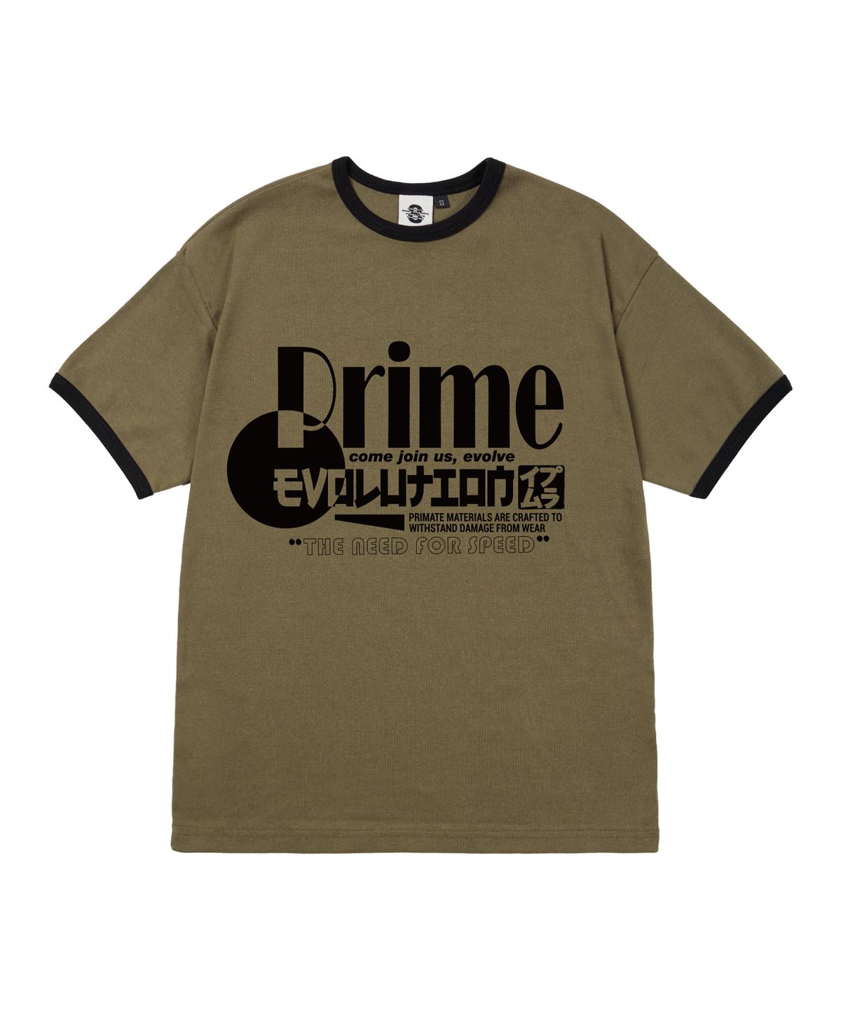프라임에이트(PRIMATE) VK 여성 후라이스 링거 반팔티셔츠 5 COLORS