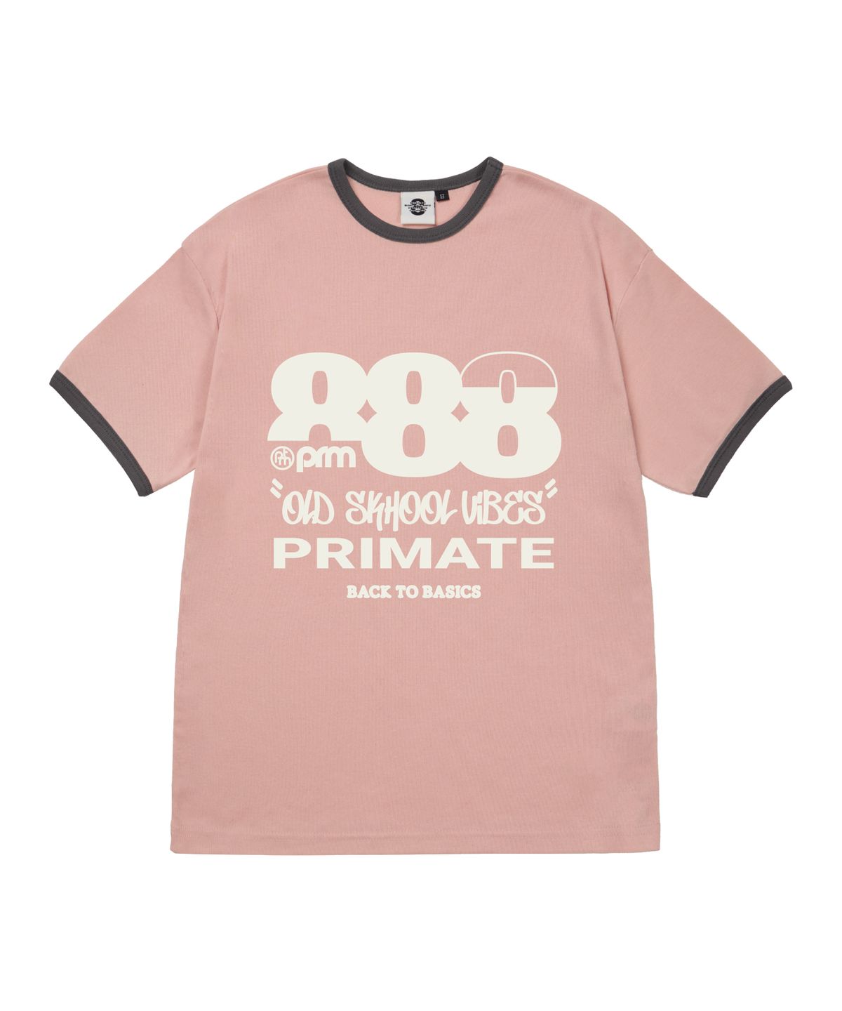 프라임에이트(PRIMATE) VIBES 여성 후라이스 링거 반팔티셔츠 5 COLORS