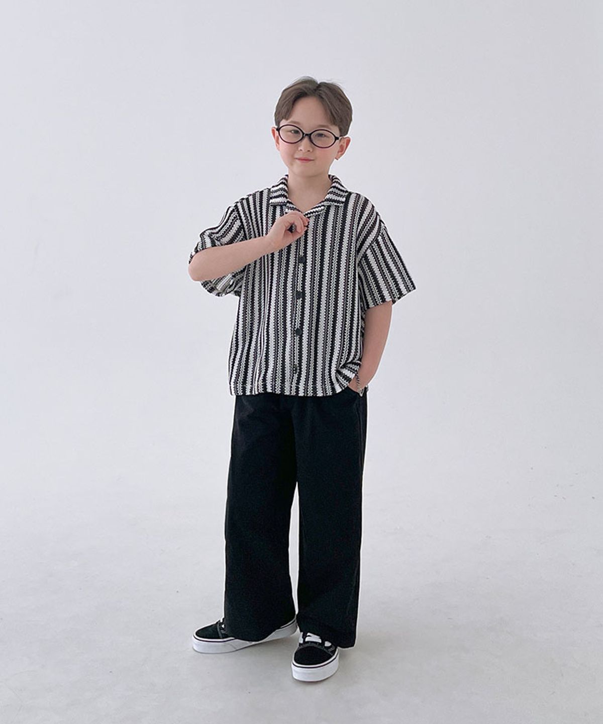 베리클로젯(BERRYCLOSET) 미니멀 린넨 라이크 와이드 팬츠
