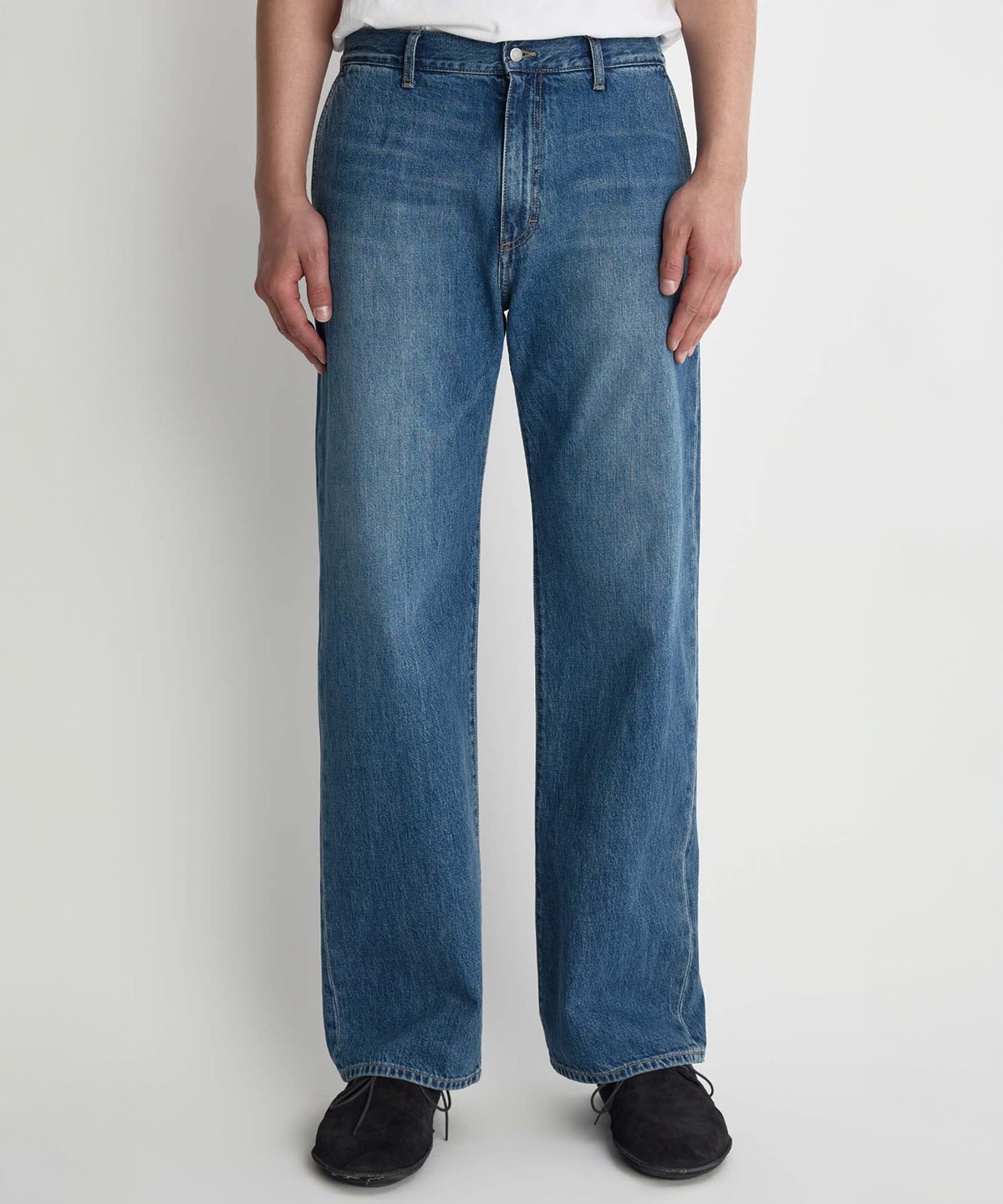포터리(POTTERY) One Washed Straight Fit Denim (Light) - 7 Color