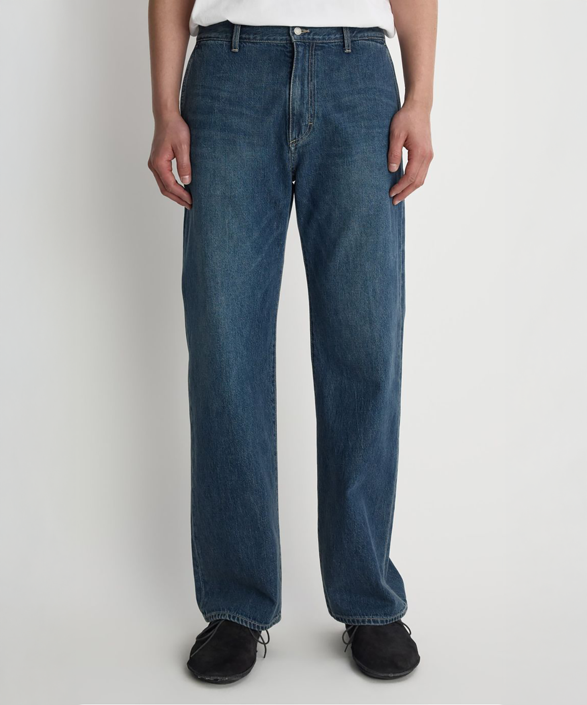 포터리(POTTERY) One Washed Straight Fit Denim (Light) - 7 Color