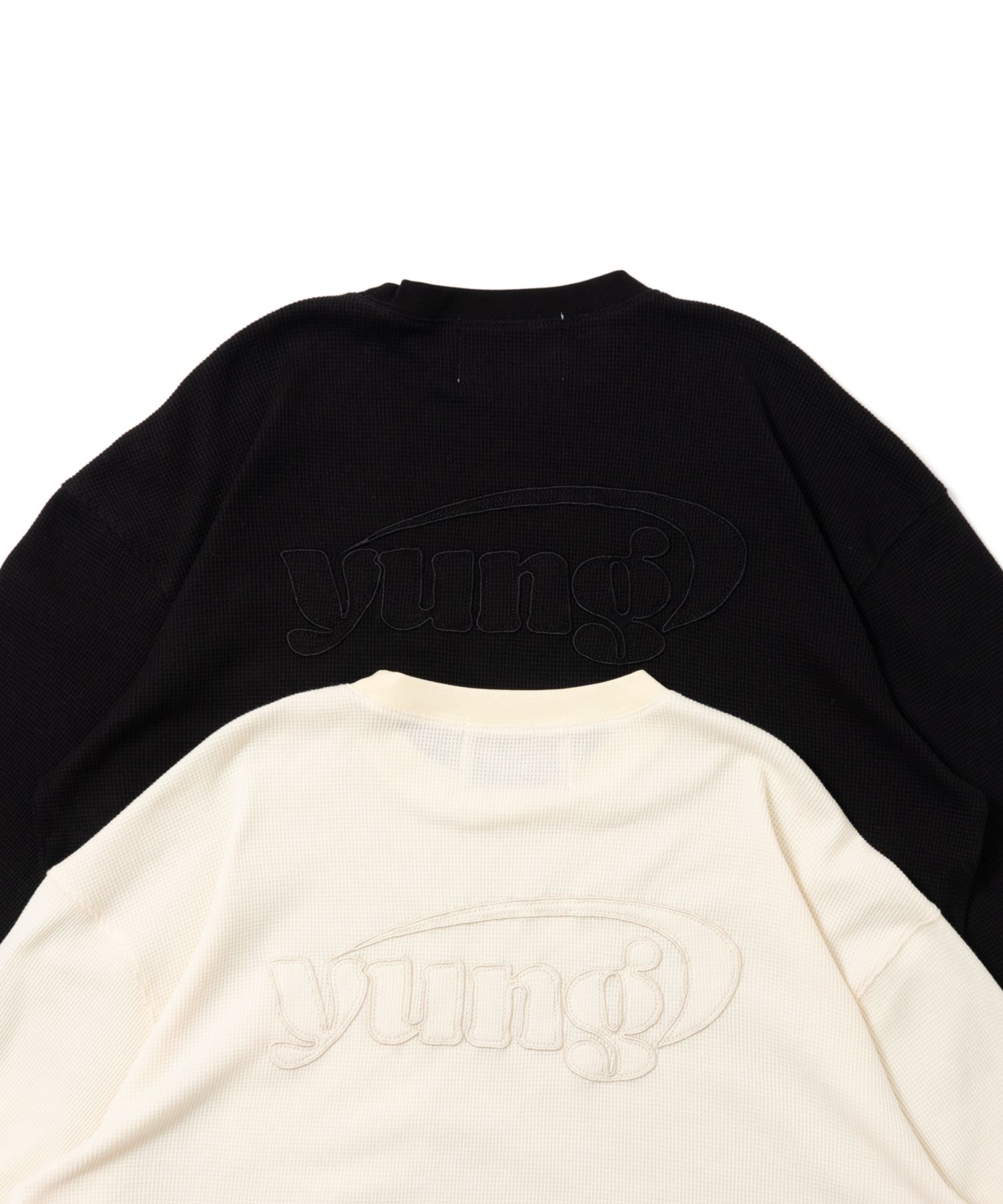 ★BEYOND CLOSET x YOUNGER SONG★WAFFLE LONG SLEEVE T-SHIRT BEYOND CLOSET x YOUNGER SONG] WAFFLE LONG SLEEVE T-SHIRT