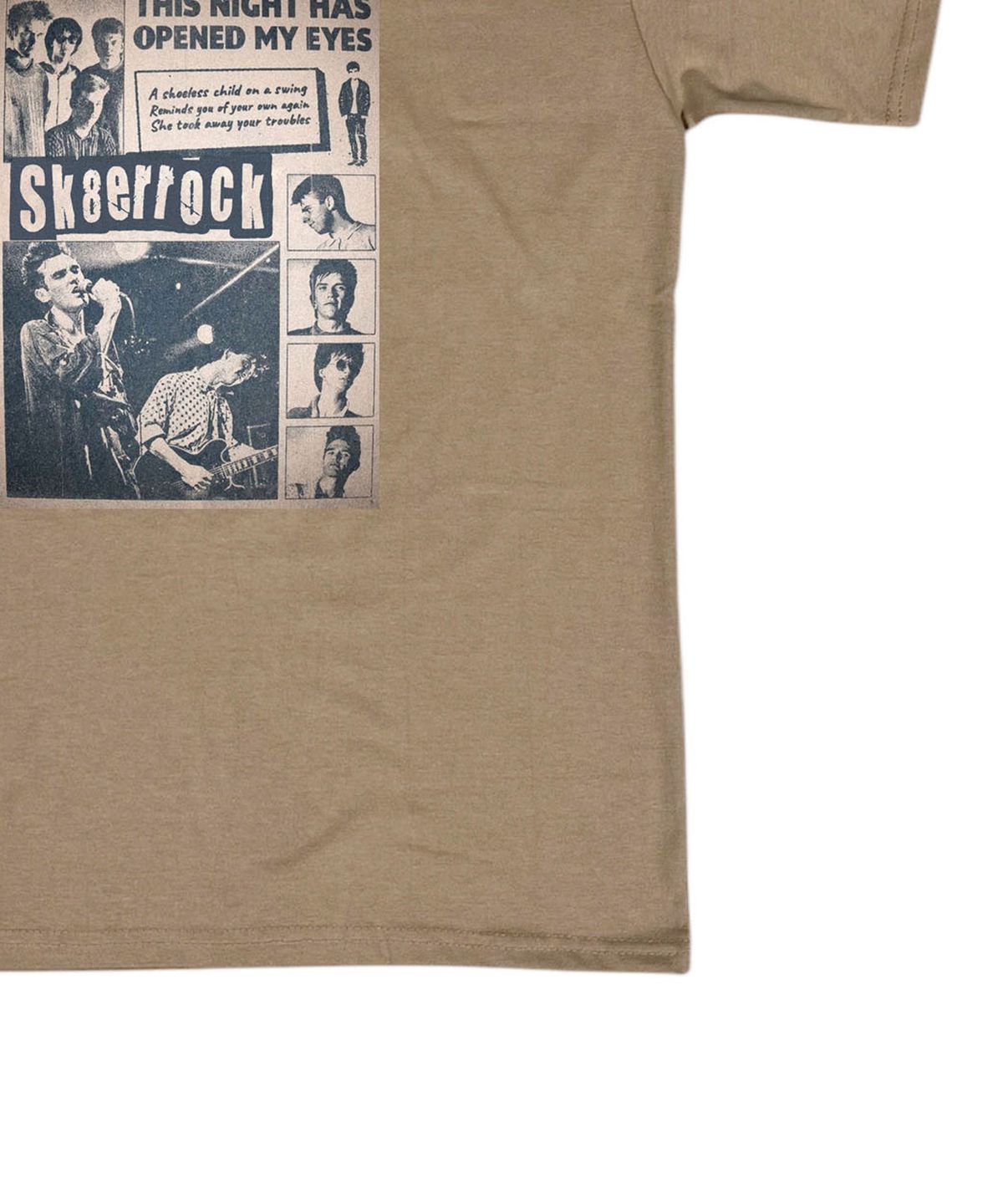 스케이터락(SK8ER ROCK) Band Poster T-shirt ((beige))