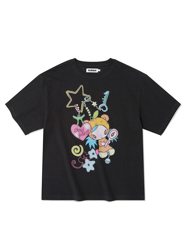 MUSINSA | KIRSH Kirsh x Sunwonbird Graphic Loose Fit T-Shirt