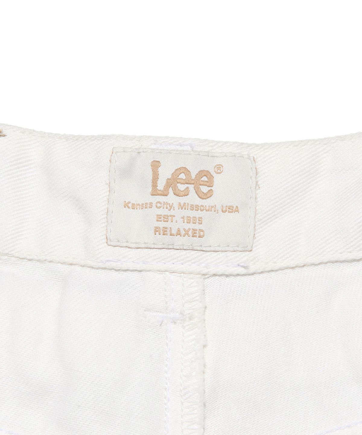 리(LEE) 우먼 코튼 투턱 쇼츠 아이보리