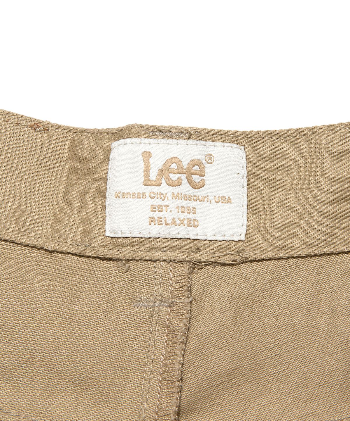 리(LEE) 우먼 코튼 투턱 쇼츠 베이지
