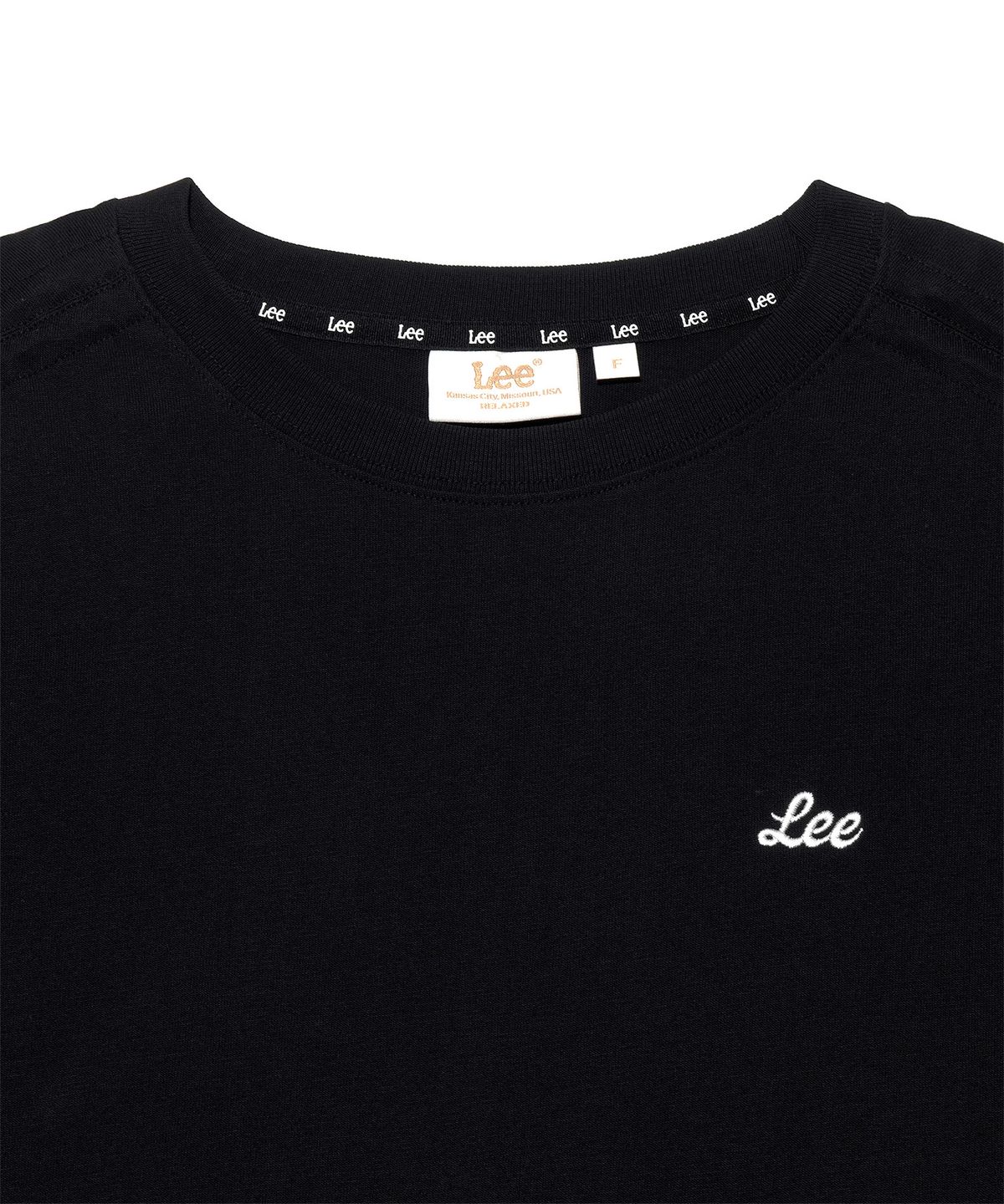 리(LEE) 우먼 스트링 롱 원피스 블랙
