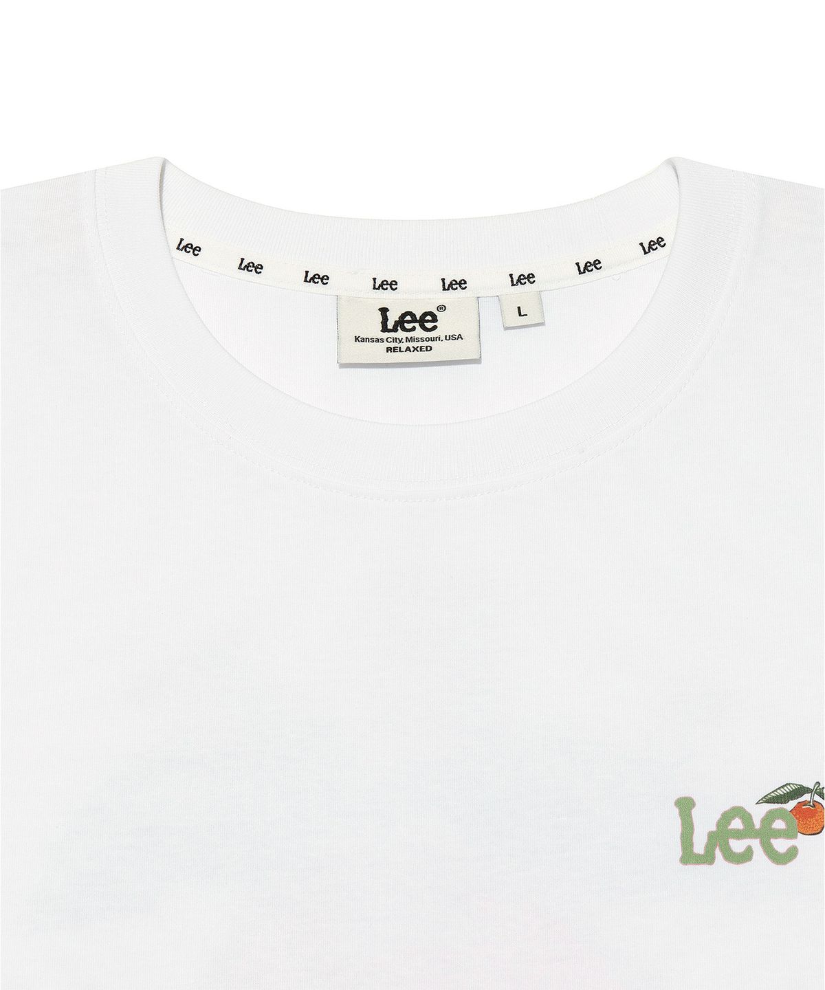 리(LEE) 시트러스 그래픽 티셔츠 화이트