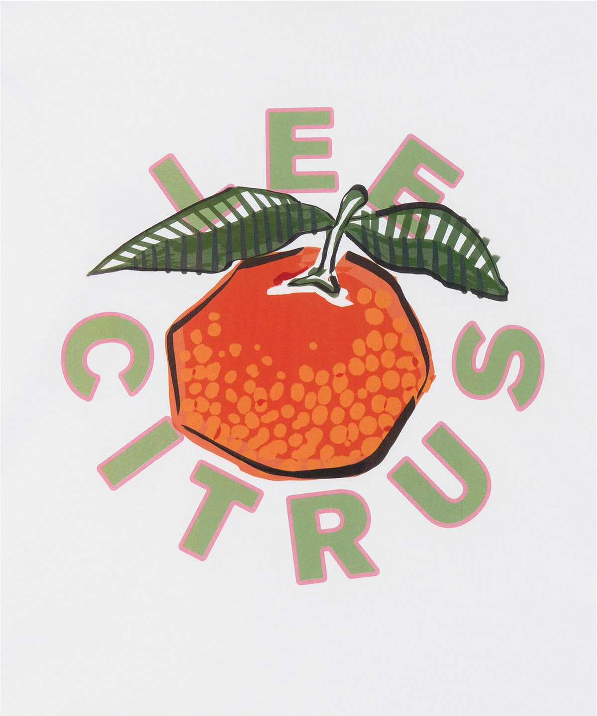 리(LEE) 시트러스 그래픽 티셔츠 화이트