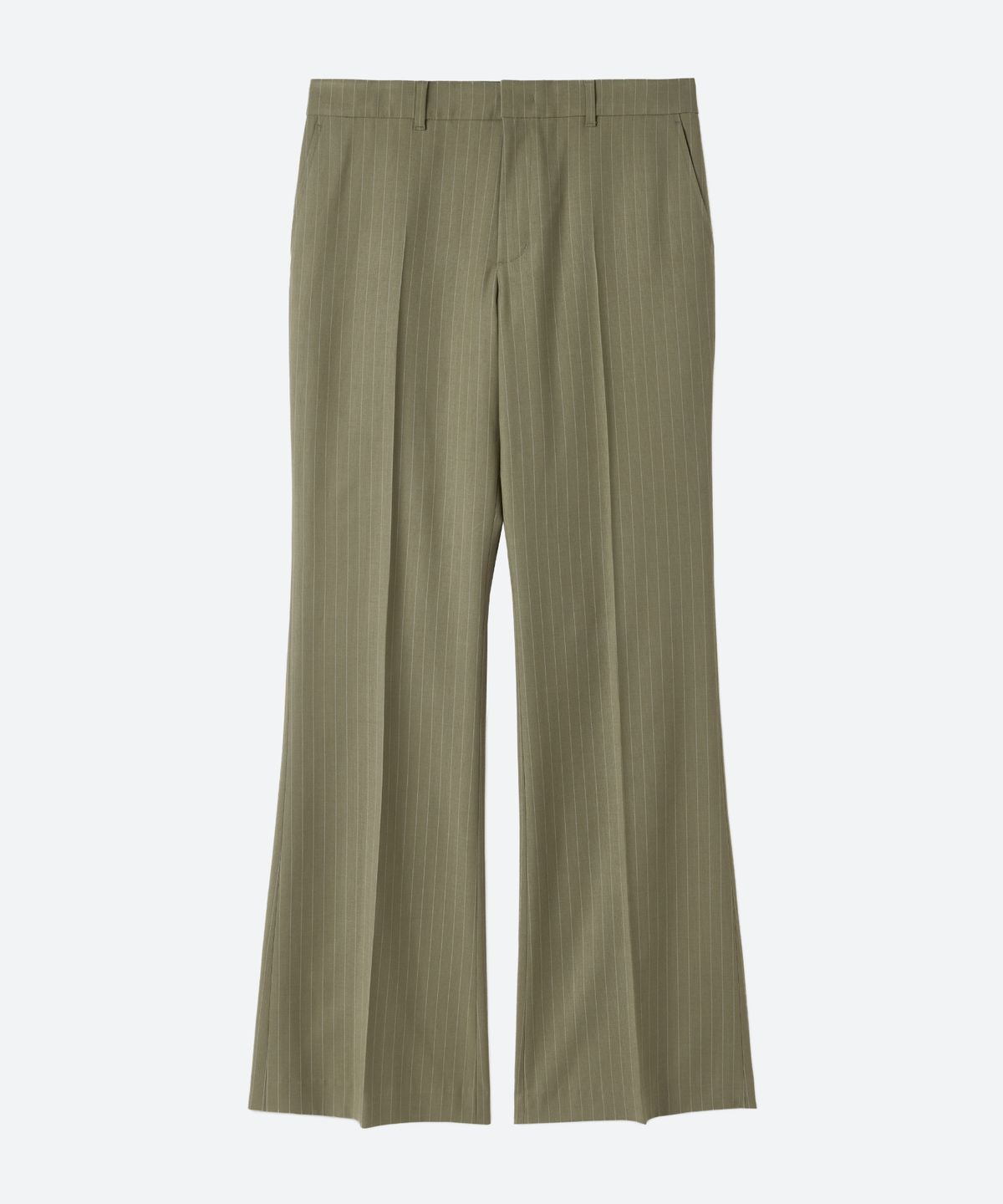 문선(MOONSUN) UNISEX, Stripe Flare Pants / Beige