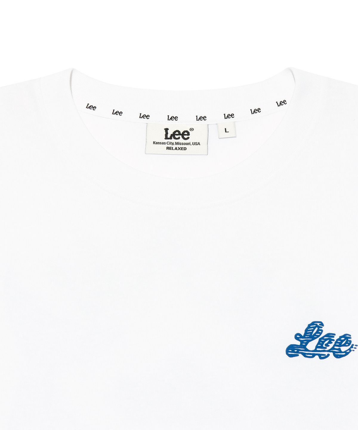 리(LEE) 리 오션 그래픽 티셔츠 화이트