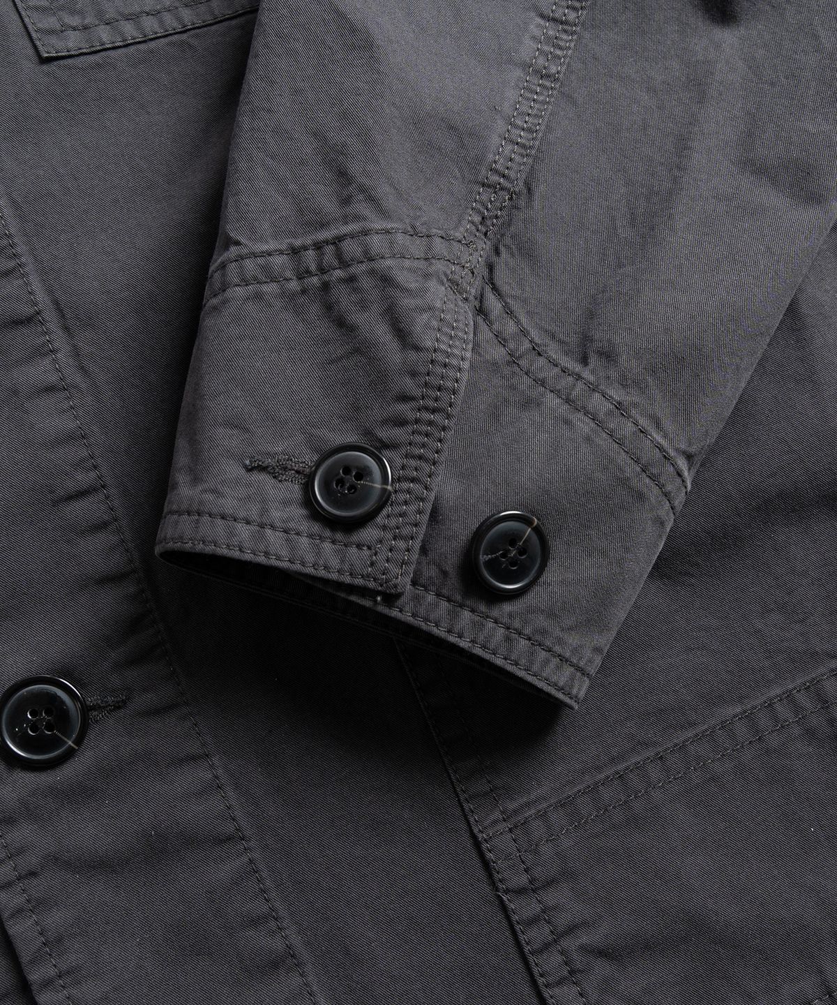와일드 브릭스(WILD BRICKS) W23 COTTON CHORE JACKET (ash black)