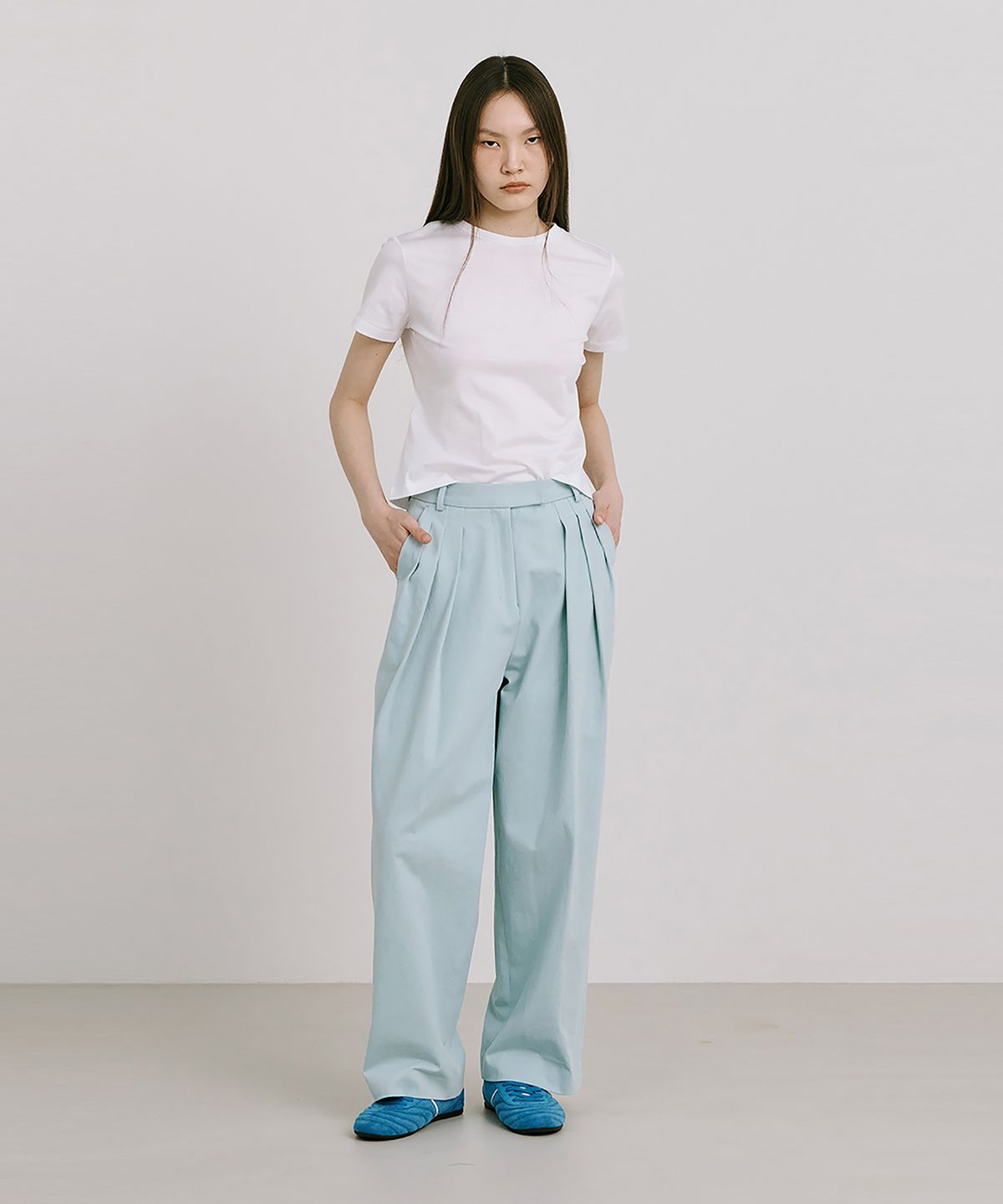 분더캄머(WNDERKAMMER) 25 Basic Short Sleeve T_White(25 베이직 반팔T_화이트)