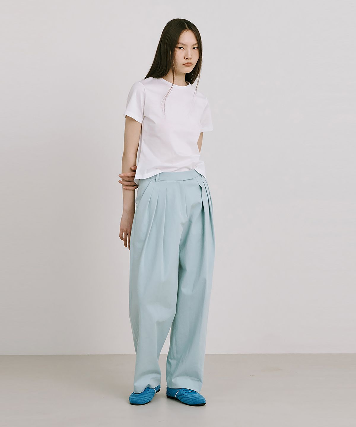 분더캄머(WNDERKAMMER) 25 Basic Short Sleeve T_White(25 베이직 반팔T_화이트)