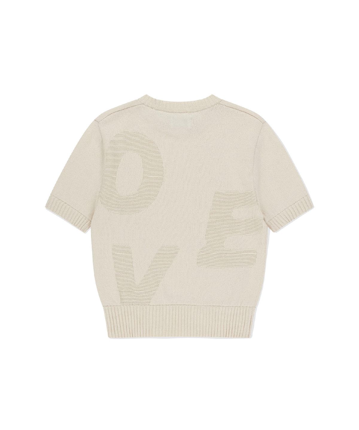 썬러브투어(SUNLOVETOUR) Capital S/S Sweater Ivory