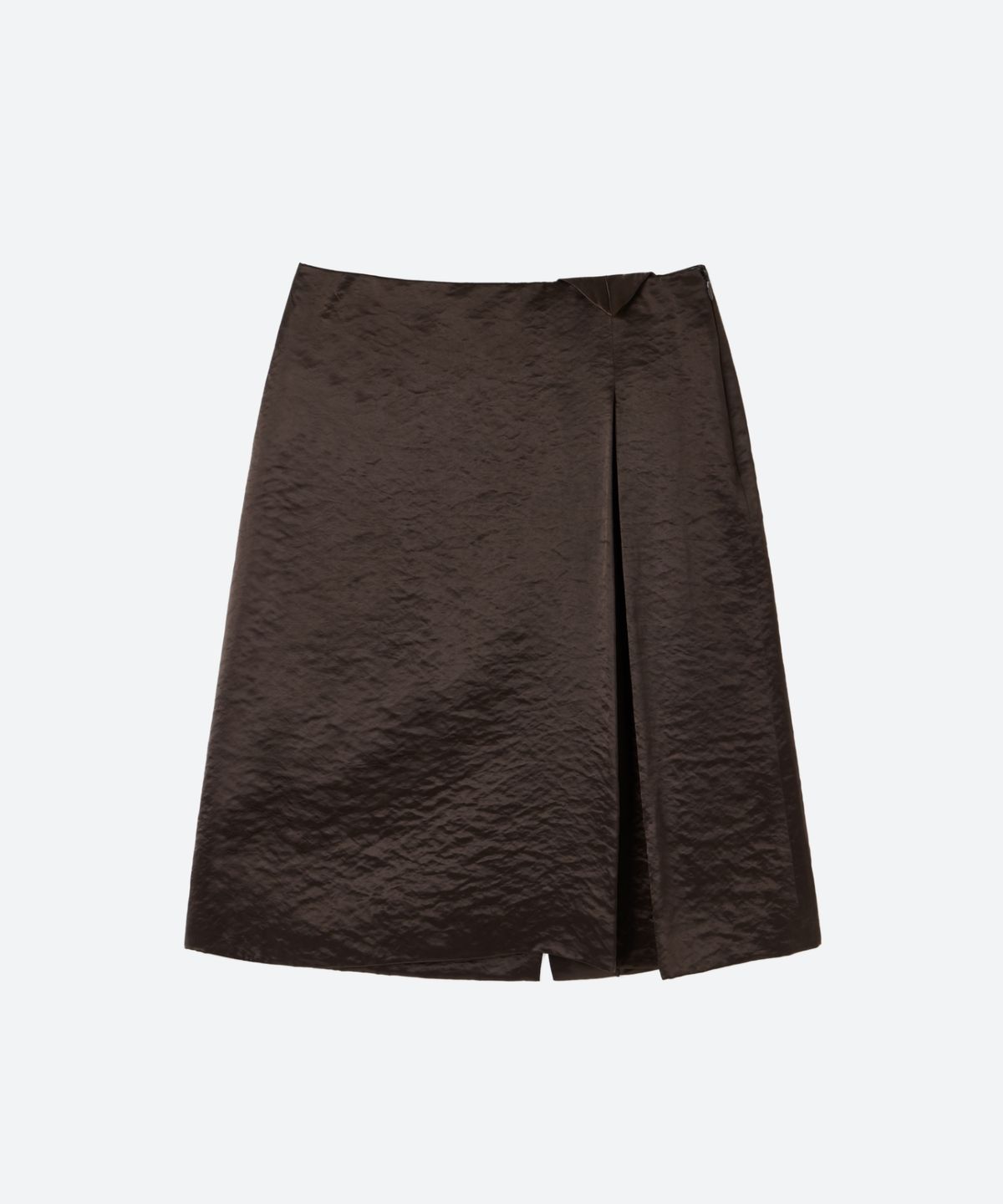 문선 아카이브(MOONSUN ARCHIVE) Satin Silky Skirt / Cacao