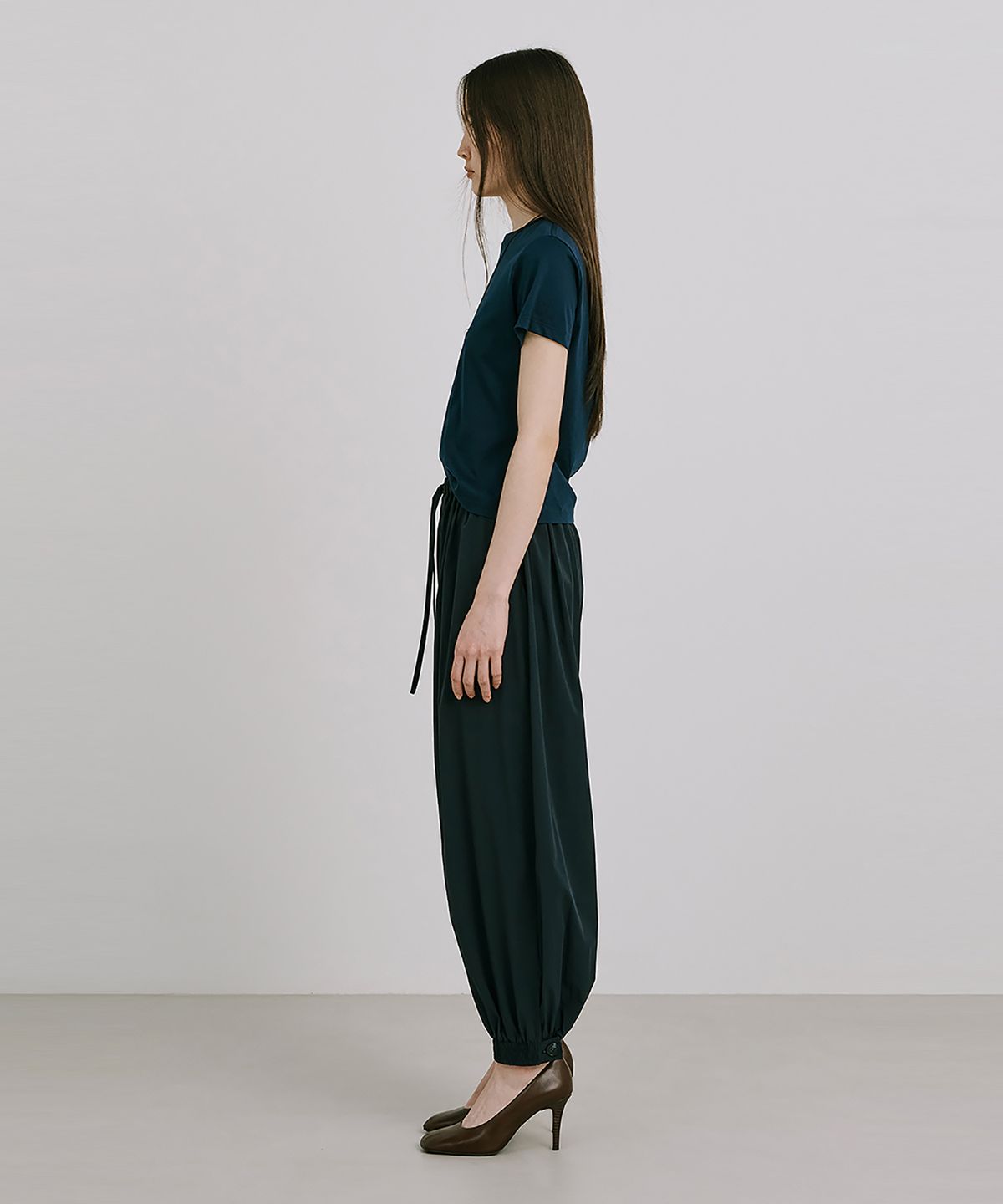분더캄머(WNDERKAMMER) 25 Basic Short Sleeve T_Navy(25 베이직 반팔T_네이비)