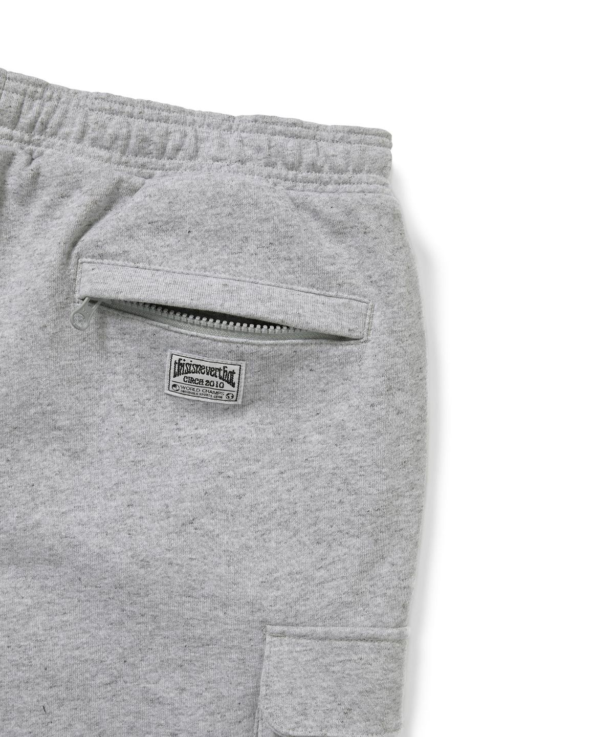 디스이즈네버댓(THISISNEVERTHAT) Cargo Sweatshort Heather Grey