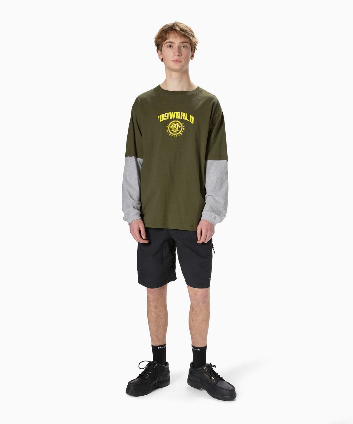 디스이즈네버댓(THISISNEVERTHAT) Hiking Short Black