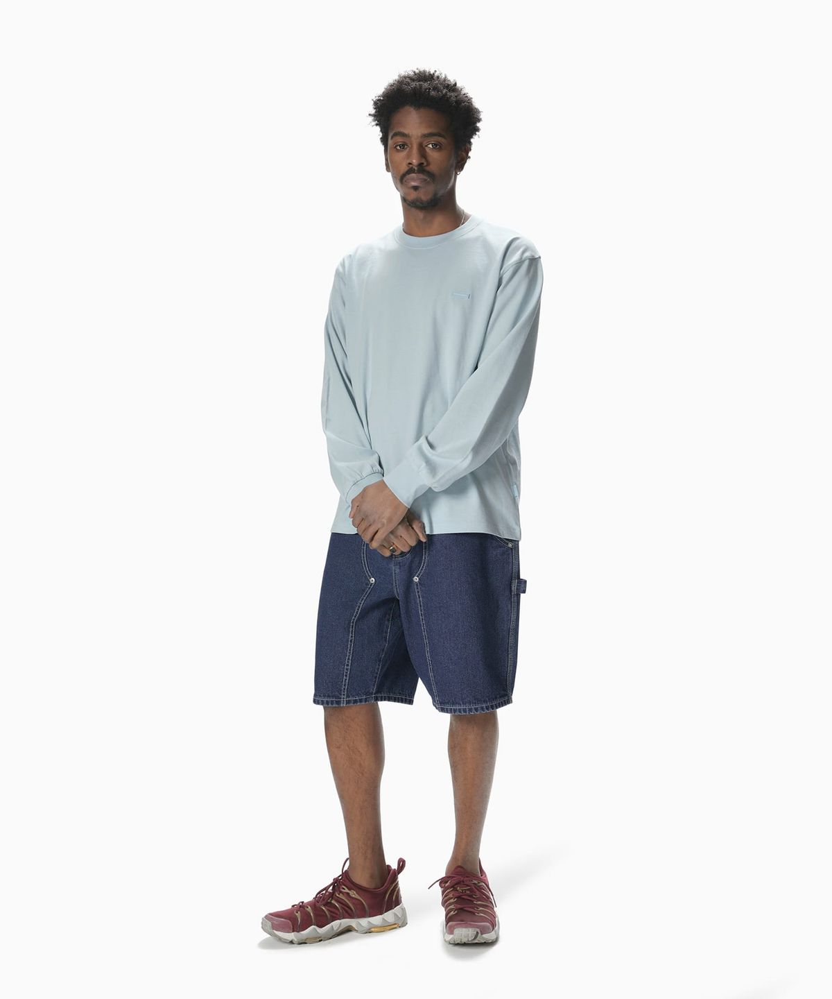디스이즈네버댓(THISISNEVERTHAT) Denim Carpenter Short Blue