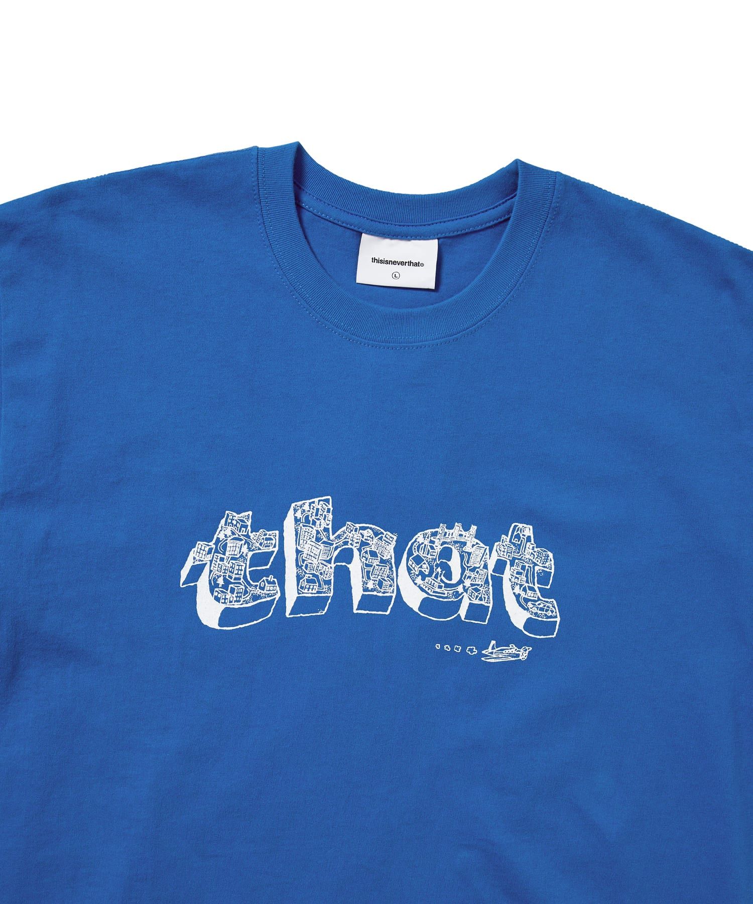 ★thisisneverthat★ that Village Tee Blue TN251TTSST33BLU MUSINSA | thisisneverthat® that Village Tee Blue