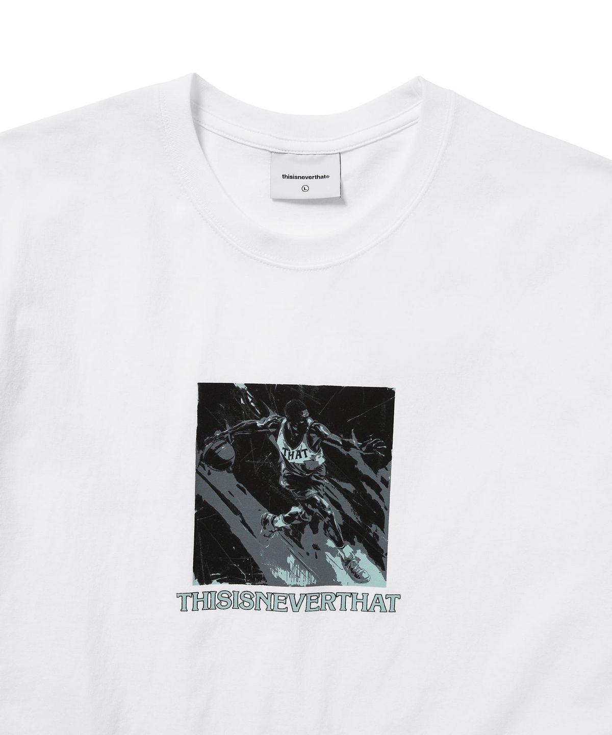 디스이즈네버댓(THISISNEVERTHAT) THAT Player Tee White