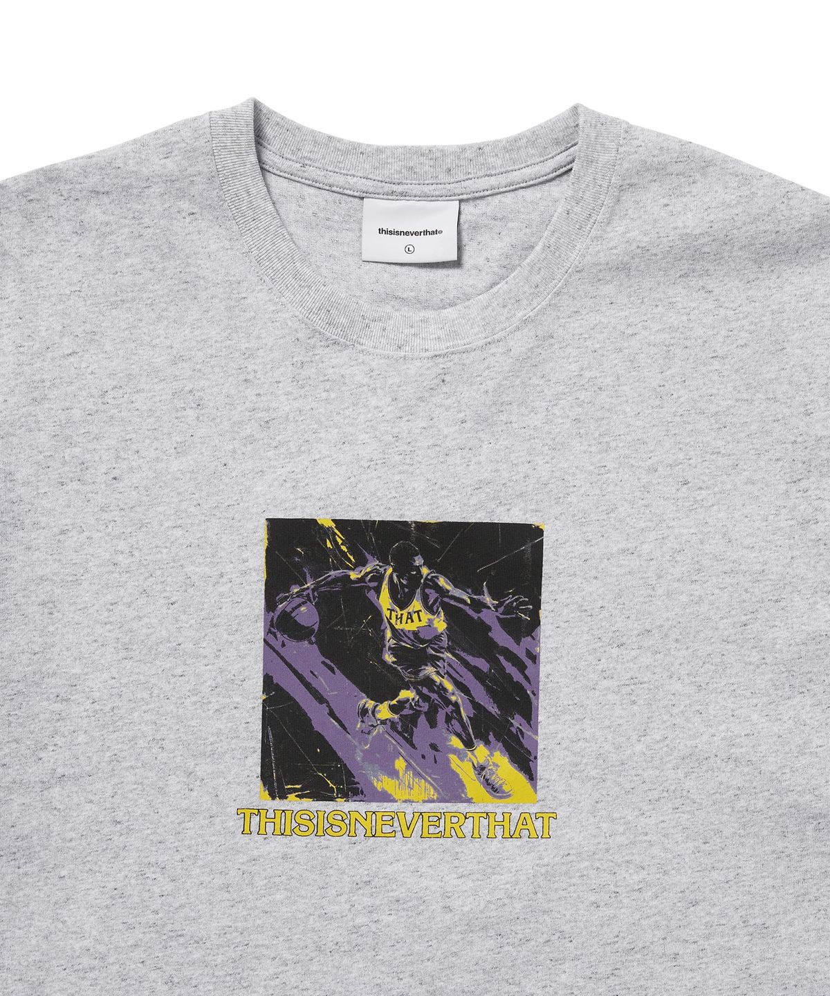 디스이즈네버댓(THISISNEVERTHAT) THAT Player Tee Heather Grey