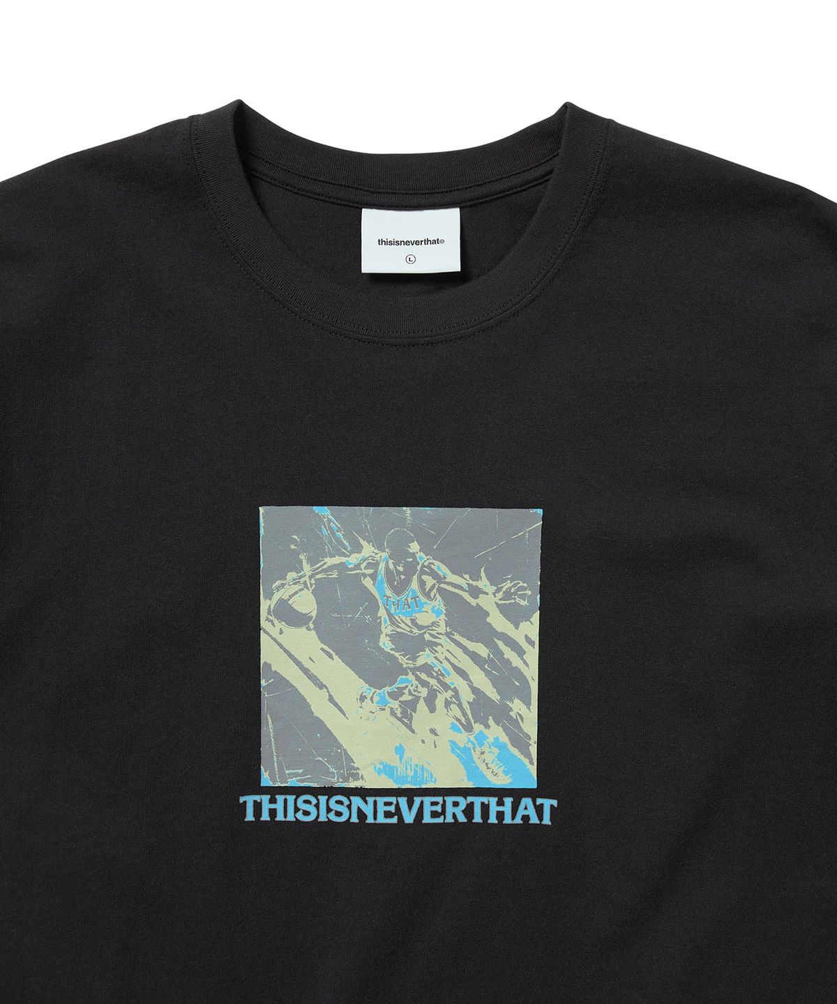 디스이즈네버댓(THISISNEVERTHAT) THAT Player Tee Black