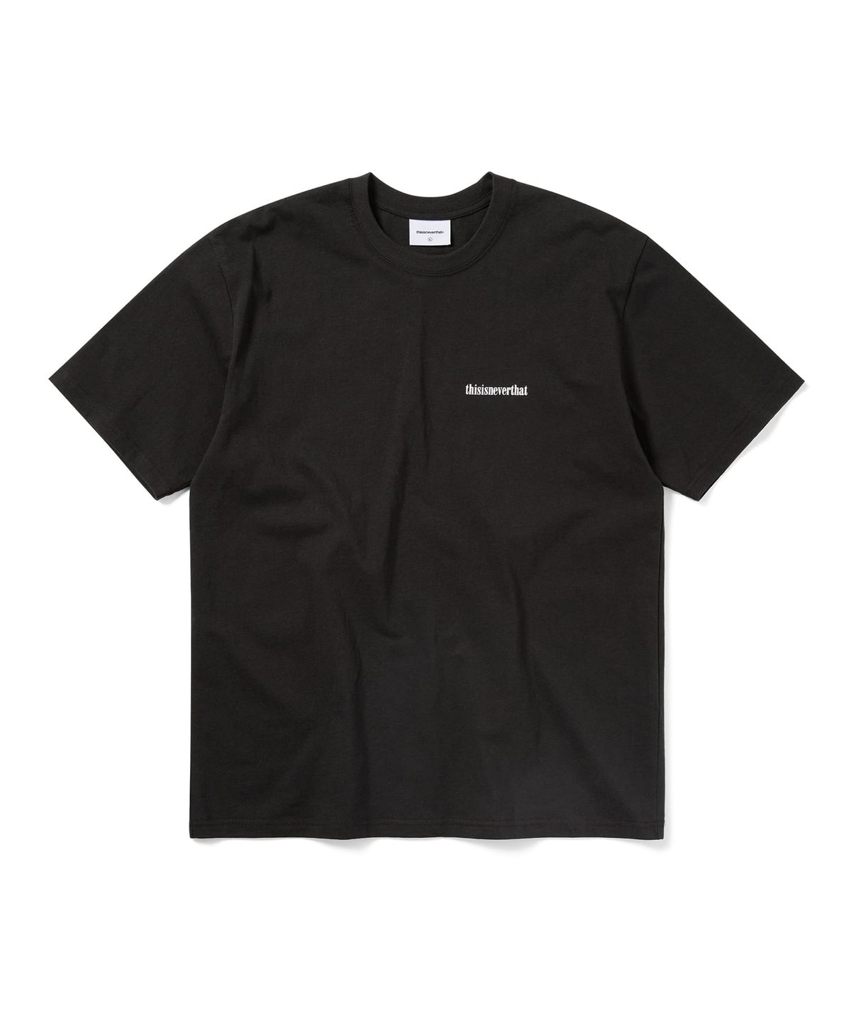 디스이즈네버댓(THISISNEVERTHAT) 4 Panels Tee Off Black