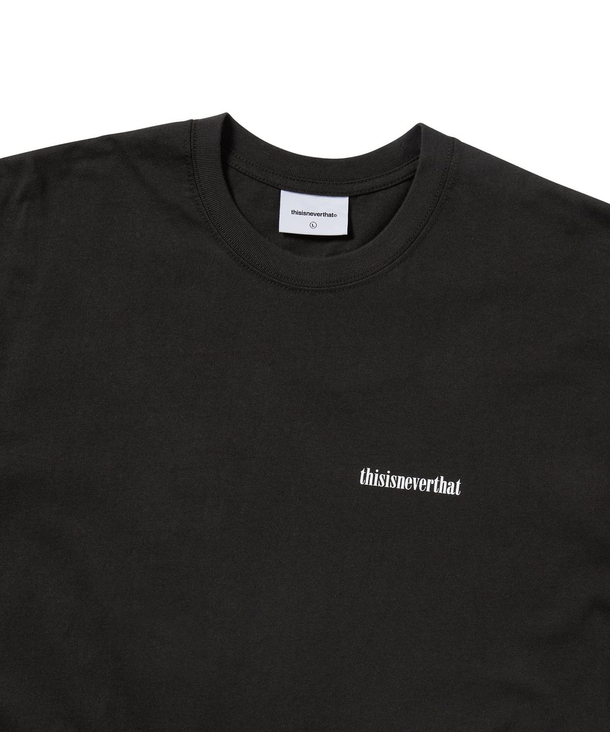 디스이즈네버댓(THISISNEVERTHAT) 4 Panels Tee Off Black
