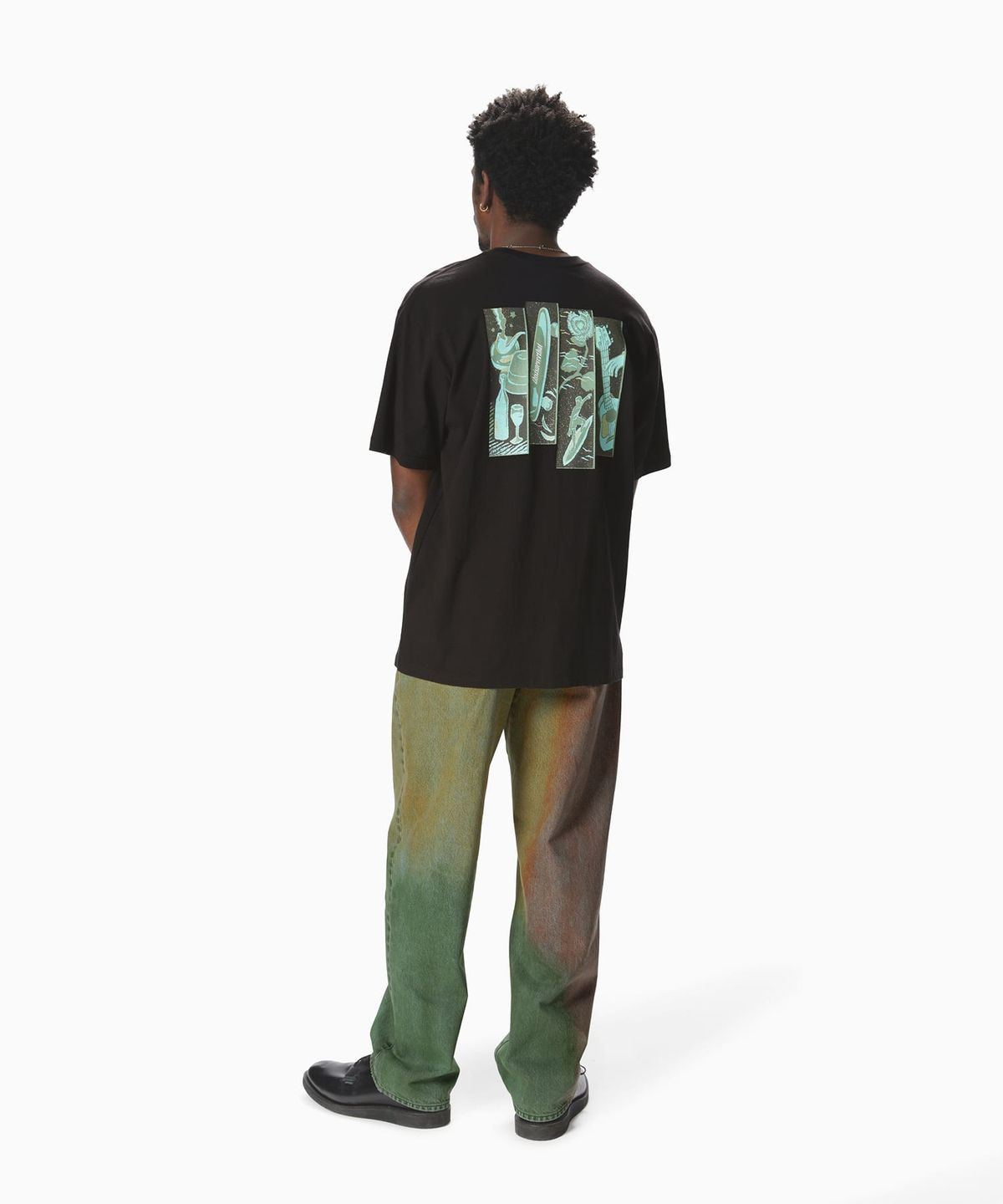 디스이즈네버댓(THISISNEVERTHAT) 4 Panels Tee Off Black