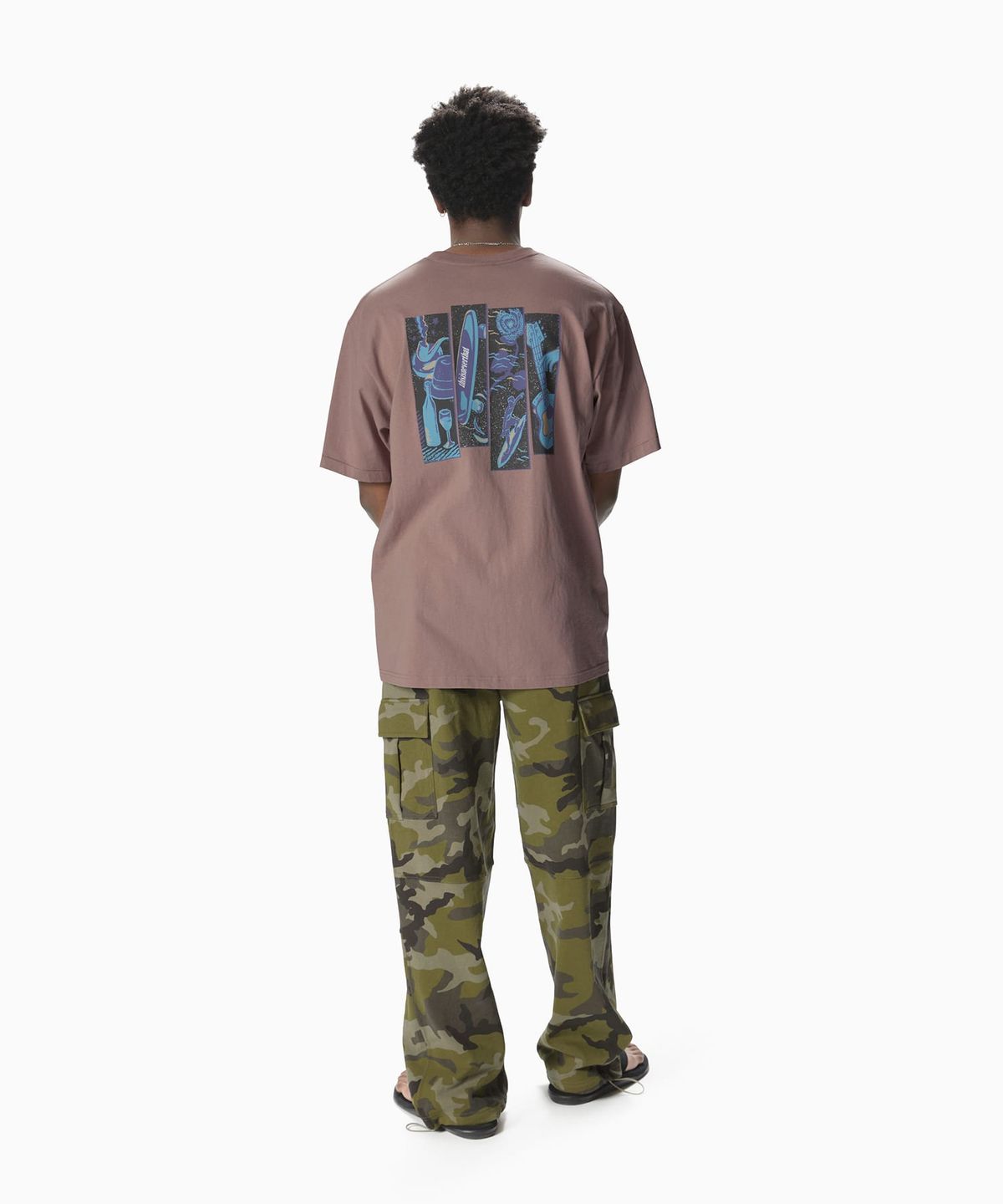 디스이즈네버댓(THISISNEVERTHAT) 4 Panels Tee Dusty Pink