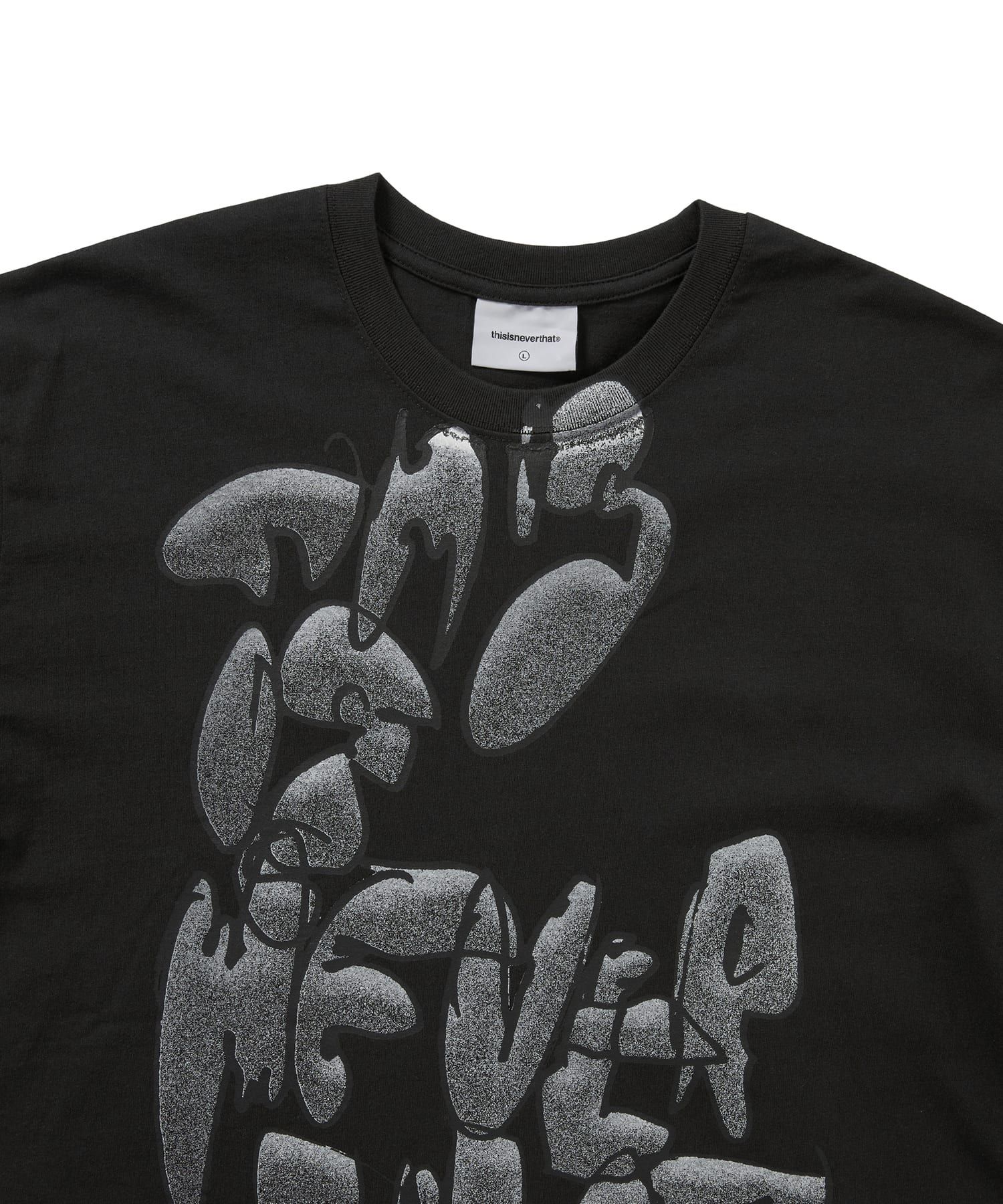MUSINSA | thisisneverthat® Graffiti Tee Off Black