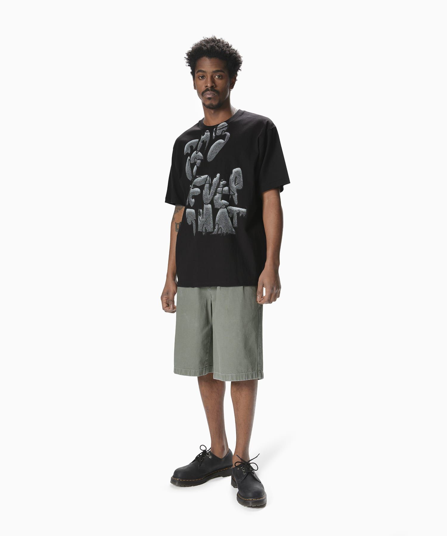 ★thisisneverthat★ Graffiti Tee Off Black TN251TTSST12OBK MUSINSA | thisisneverthat® Graffiti Tee Off Black