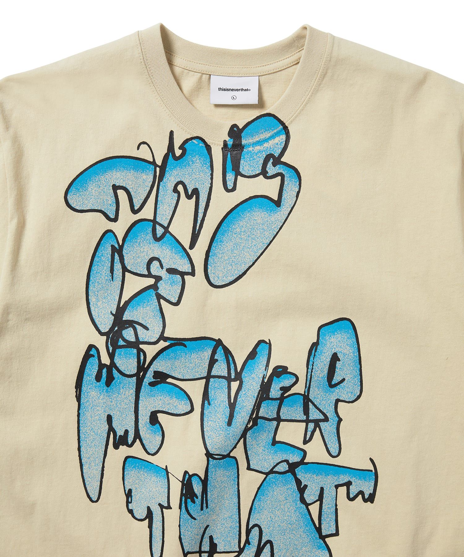 ★thisisneverthat★ Graffiti Tee Pale Lime TN251TTSST12PLL MUSINSA | thisisneverthat® Graffiti Tee Pale Lime