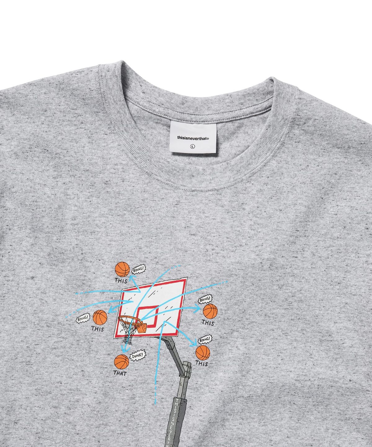 디스이즈네버댓(THISISNEVERTHAT) Boing Tee Heather Grey