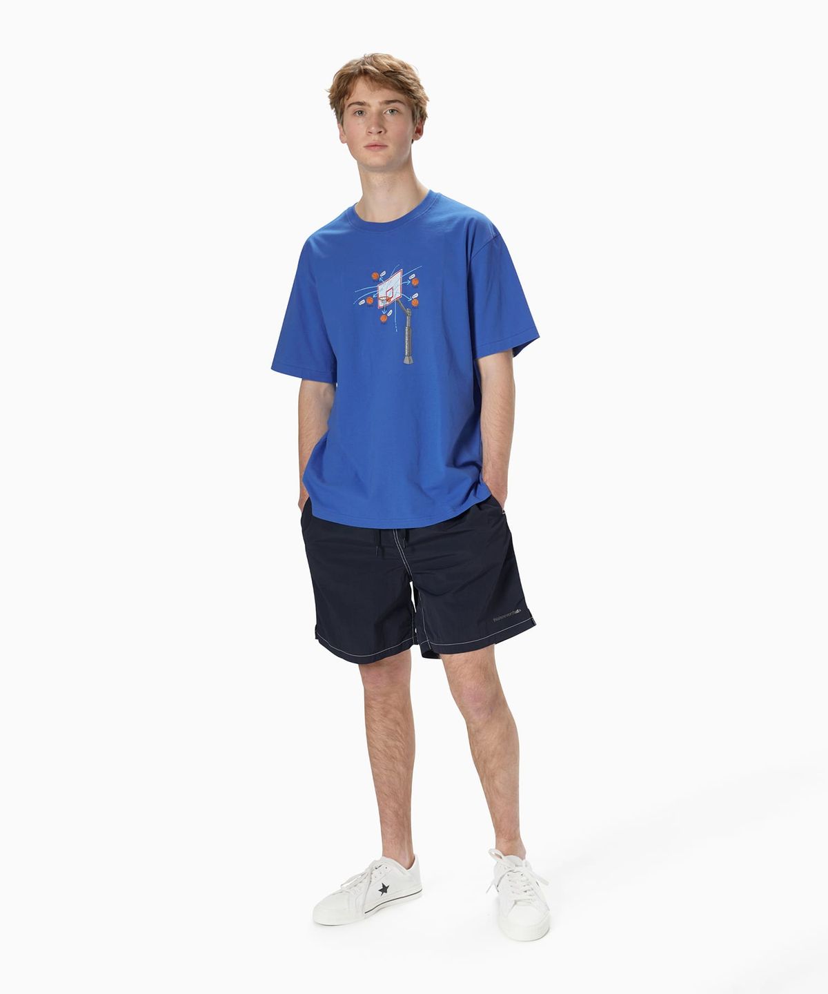 디스이즈네버댓(THISISNEVERTHAT) Boing Tee Blue